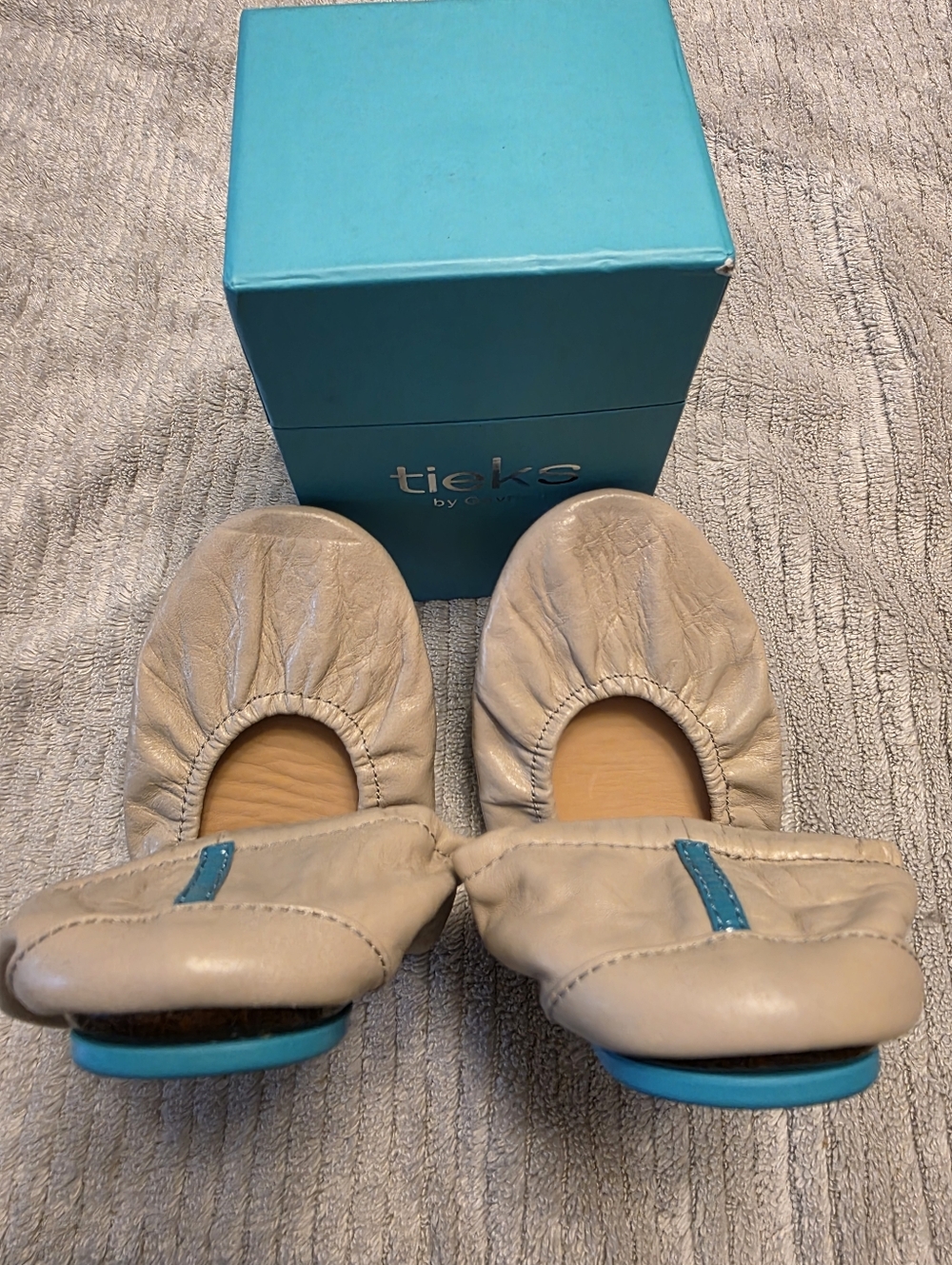 Feather Grey Tieks Size 8